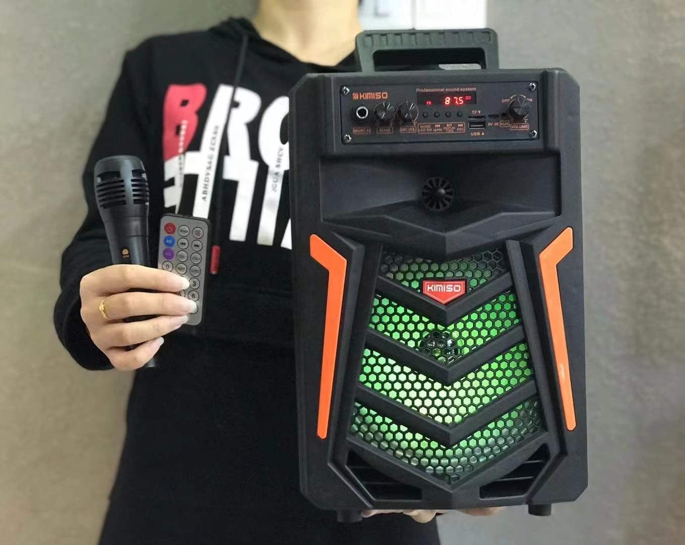 KIMISO  8 Inch Portable Big  Wireless Speaker