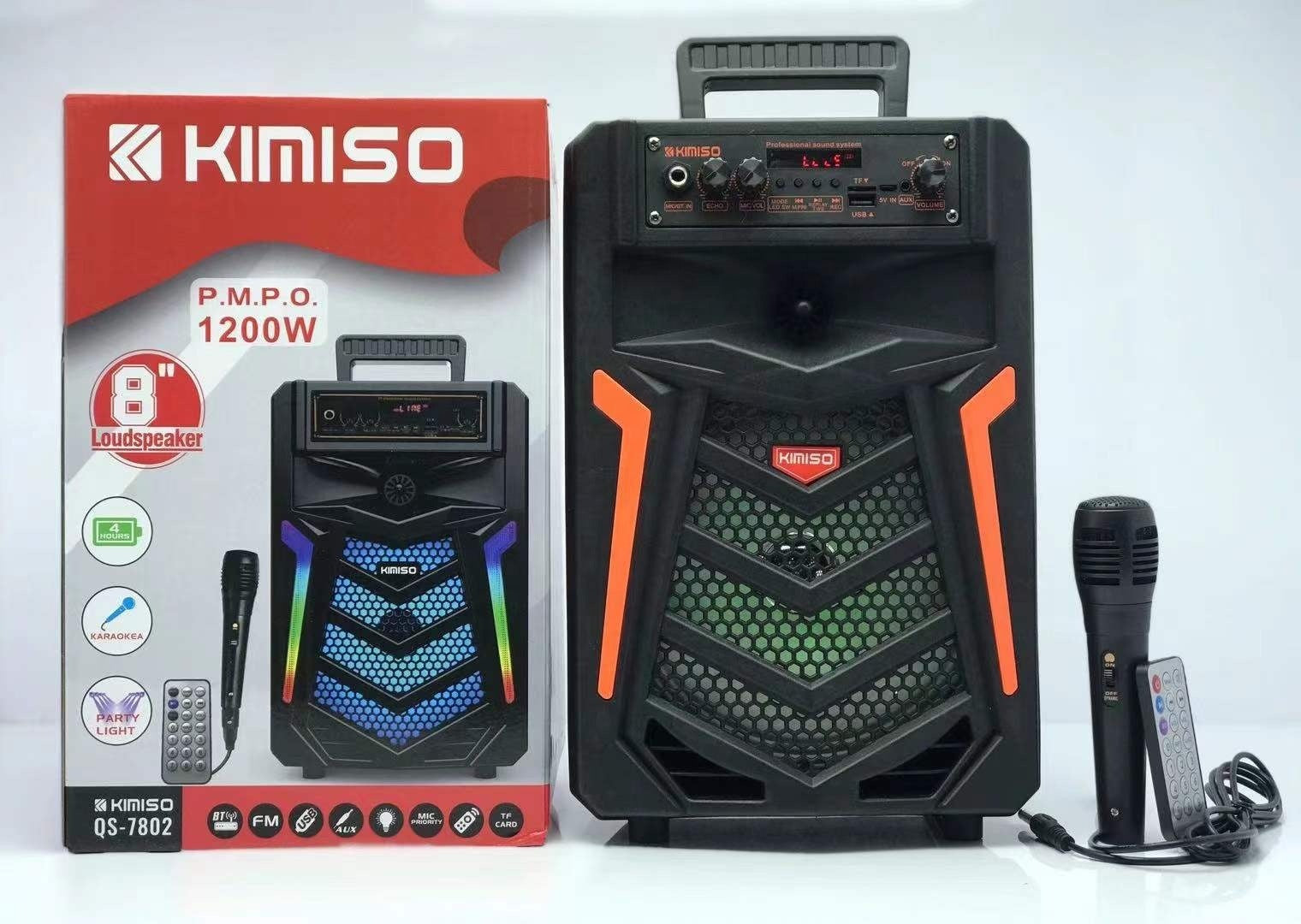 KIMISO  8 Inch Portable Big  Wireless Speaker