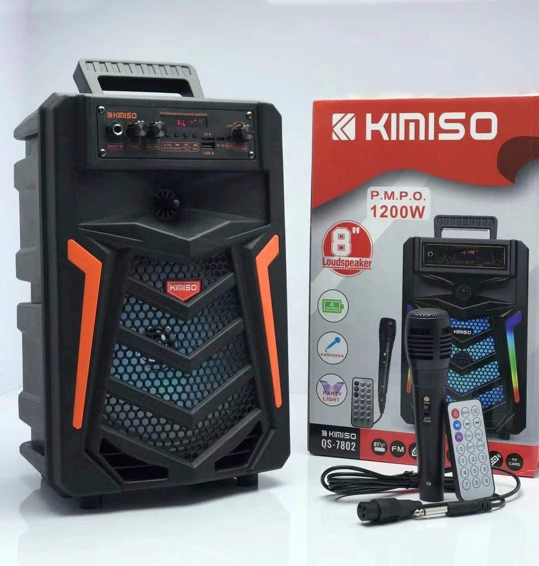 KIMISO  8 Inch Portable Big  Wireless Speaker