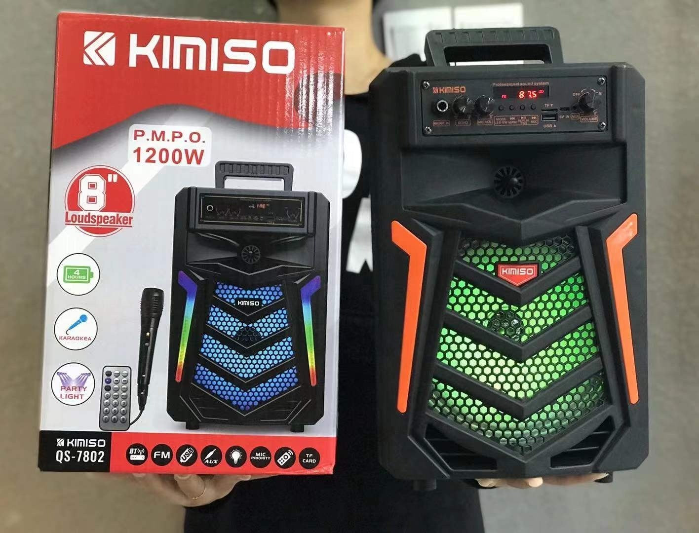 KIMISO  8 Inch Portable Big  Wireless Speaker