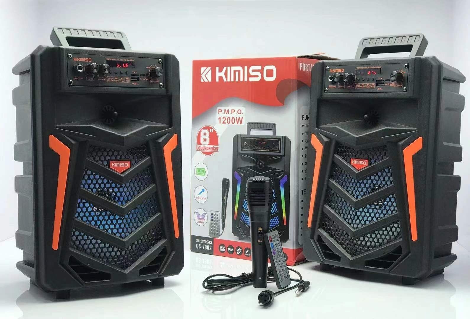 KIMISO  8 Inch Portable Big  Wireless Speaker