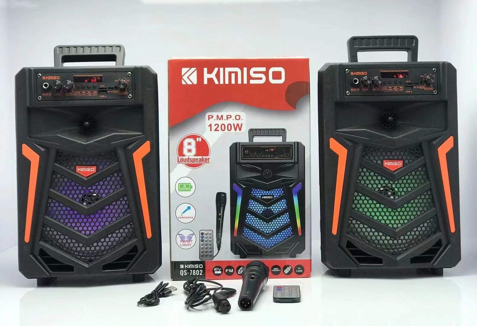 KIMISO  8 Inch Portable Big  Wireless Speaker