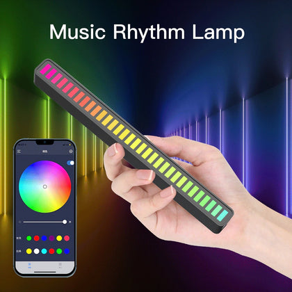 LED Sound Activated Light Strip Music RGB Colorful Tube