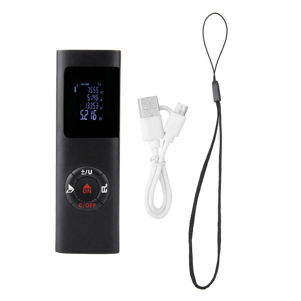 JQ-40 40m HD Backlight Digital Laser Distance Meter Range Finder Diastimeter