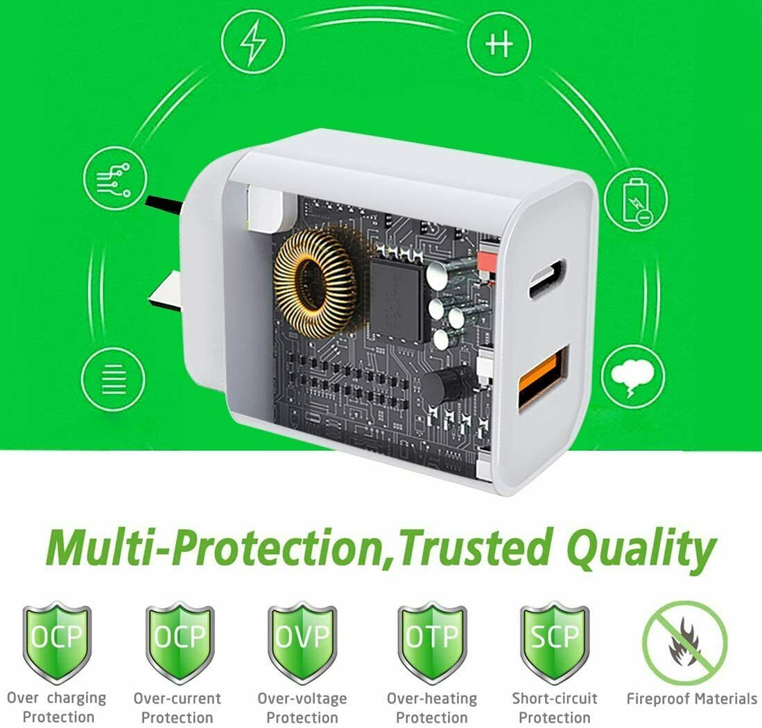 TEQ 20w Pd QC3.0 charger