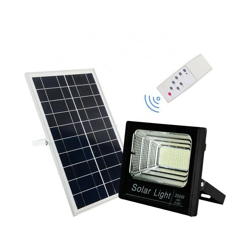 Solar Light Street Flood Light Remote Outdoor Garden Security Lamp