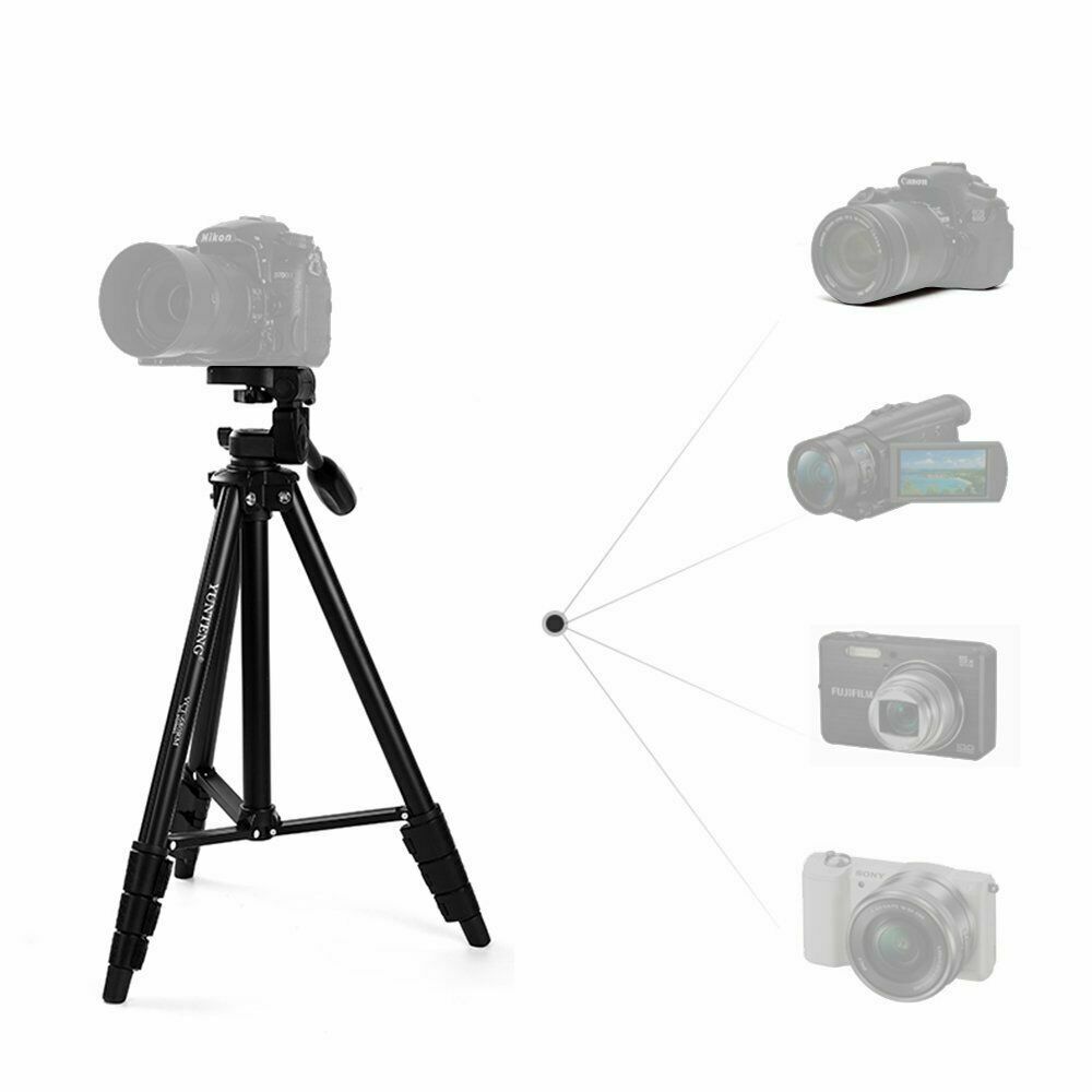 Yunteng VCT-680 Portable Aluminum Tripod with Damping Head for DSLR Camera