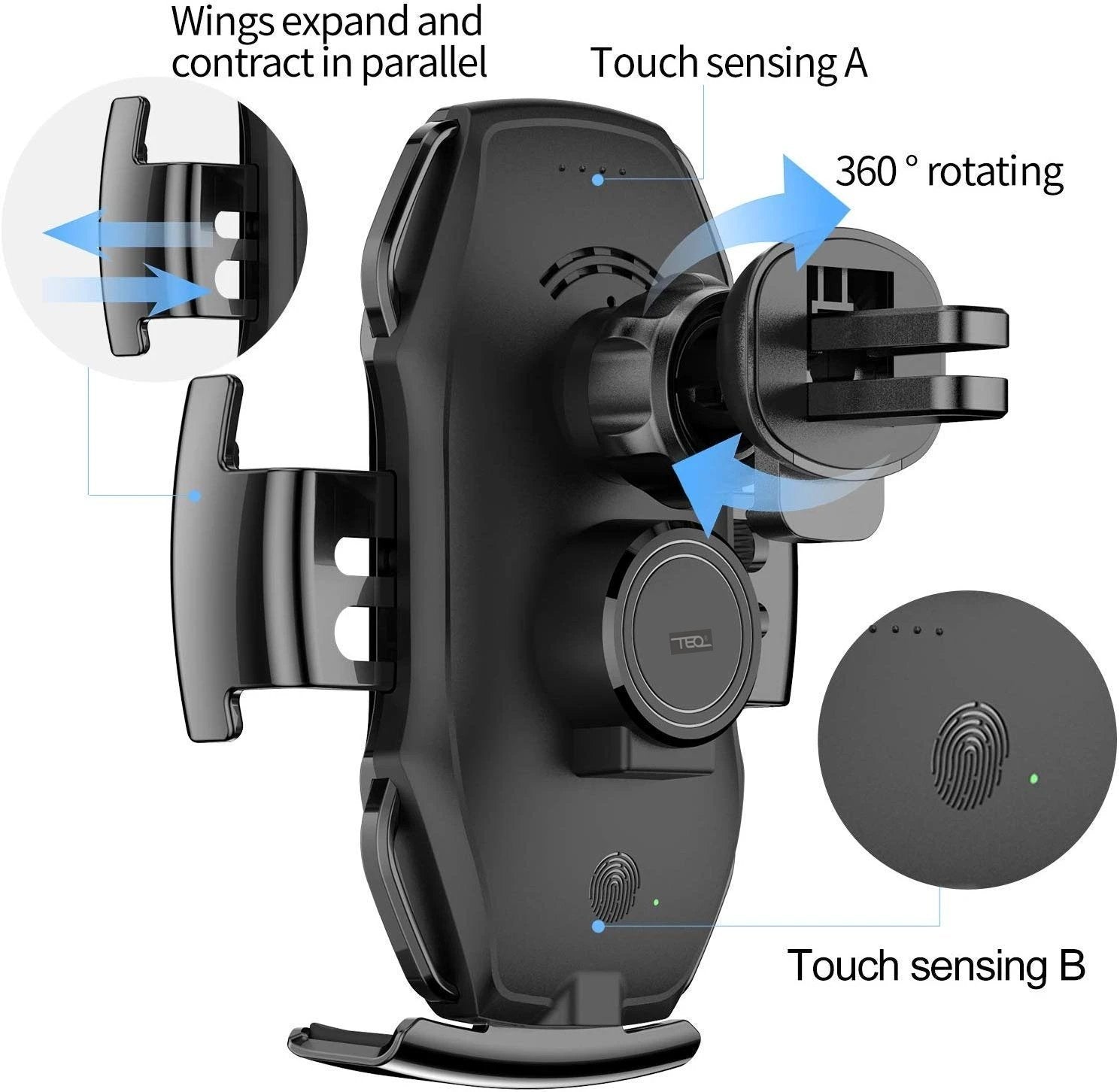 TEQ Wireless Car holder T15
