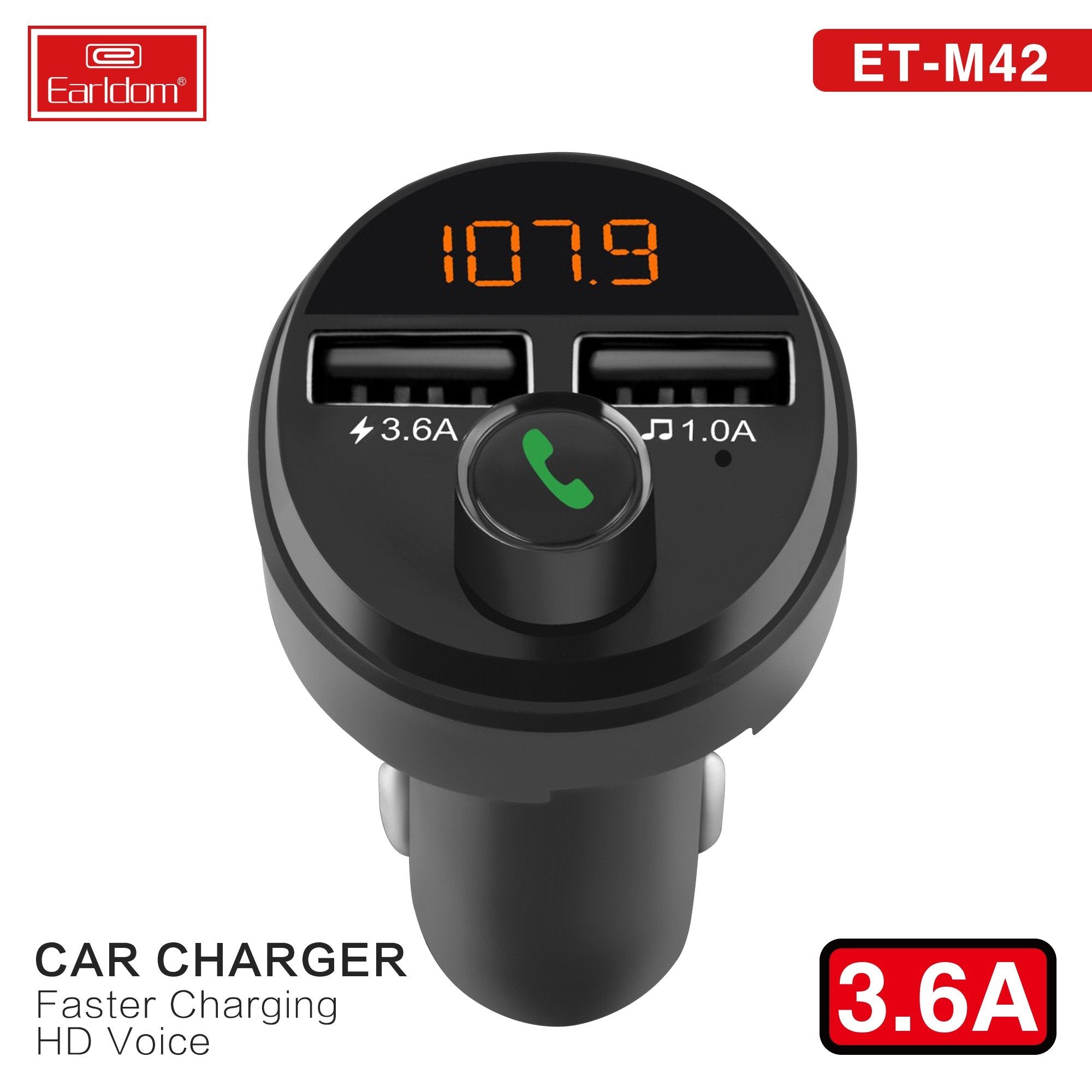 Quick Charging 2 Port Usb Car Charger 3.6A Dual USB Car Charger For i Phone Wireless Car Charger